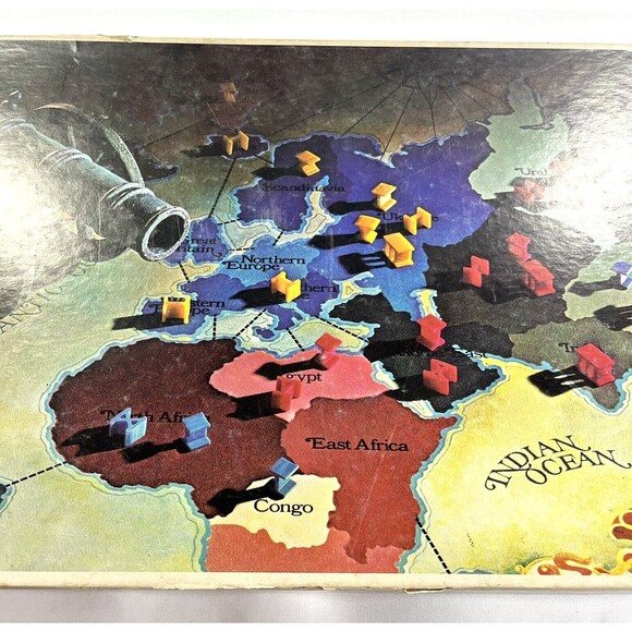 Vintage 1980 RISK World Conquest Parker Brothers Board Game Complete - Picture 15 of 16